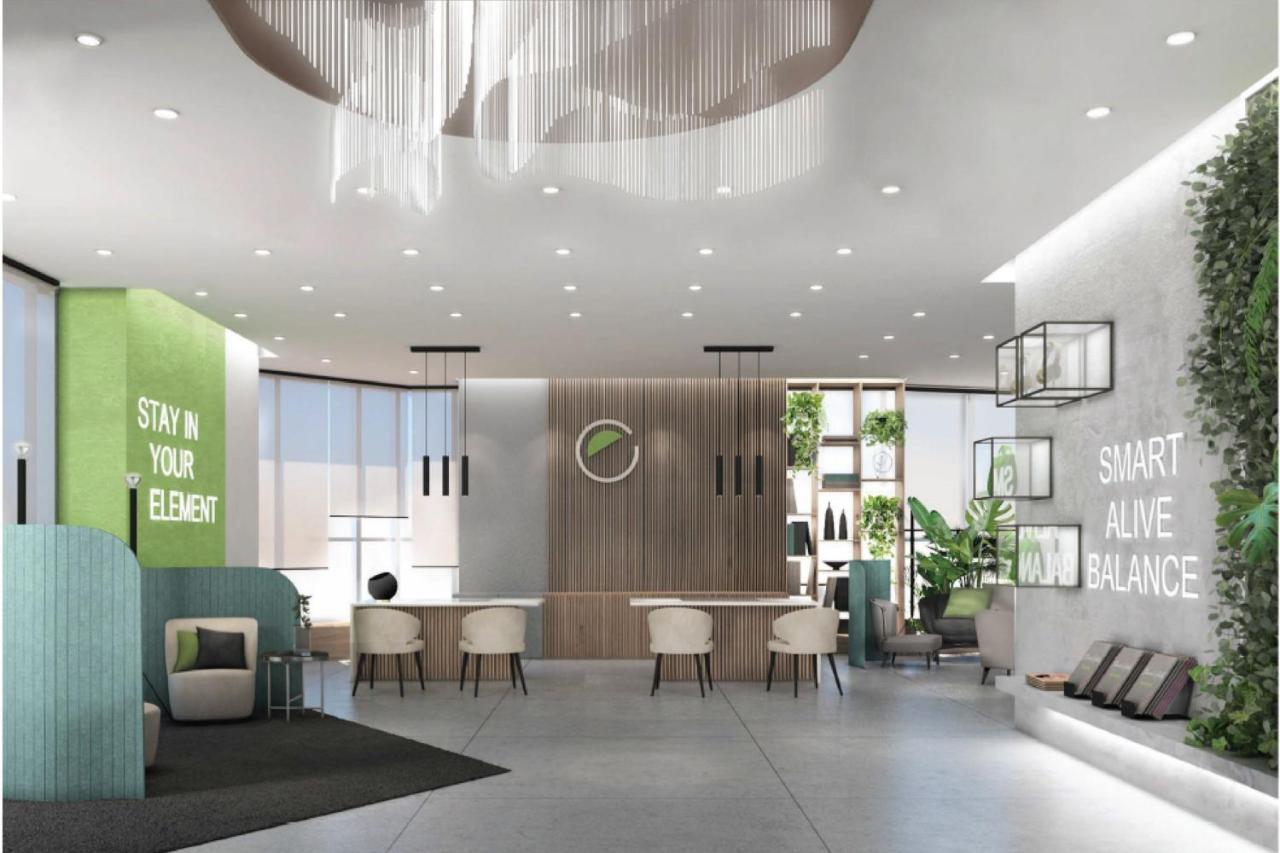 Element By Westin West Bay Doha Exterior foto The lobby of the building